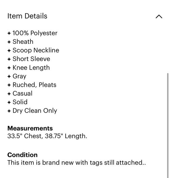 BCBGeneration Black and Gray Midi Dress - Picture 3 of 3